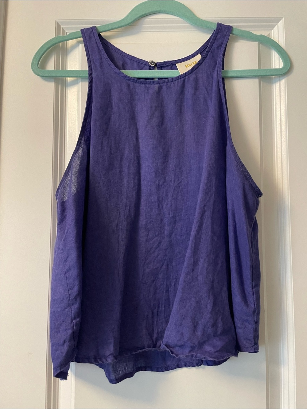 Deep Purple Sleeveless Tank Top